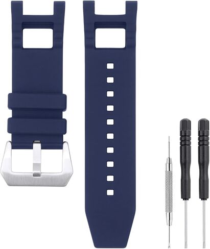 28mm Watch Band Compatible with Invicta, Soft Silicone Rubber Replacement Wrist Strap for Invicta Subaqua Noma III Watch Straps in Saudi Arabia