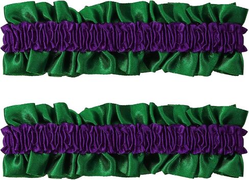 PENTA ANGEL Men Armband Garter 2Pcs 20s Anti Slip Stretchy Sleeve Shirt Holder Roaring Garters Belt for Women Party Costume in Kuwait