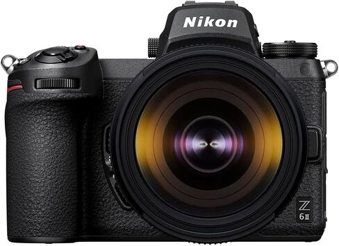 مجموعة كاميرا Nikon Z 6II بدون مرآة كاملة الإطار مع عدسة NIKKOR Z مقاس 24-200 مم F4-6.3 وعدسة VR للتكبير/التصغير المقربة ومحول تركيب Nikon FTZ II (3 عناصر) in Kuwait