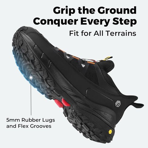 FitVille Extra Wide Sneakers for Men Slip-on Shoes for Men, Soft Comfortable Mens Wide Running Shoe, Slip Resistant Hiking Walking Shoes with Arch Support & Wide Toe Box in Kuwait