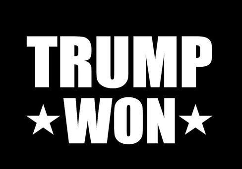 ملصق SixtyTwo24 Trump Won - ملصق مقاس 5 بوصات {أبيض} - MAGA، Pro Trump، Donald Trump، جمهوري، باتريوت، Keep American Great، Trump for President Trump 2024، President Trump، SIX590، صغير in Kuwait