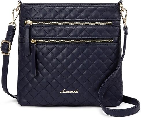 LOVEVOOK Crossbody Purses for Women, Multi Pocket Casual Crossbody Bag, Medium Shoulder Bag Vegan Leather Handbags in Saudi Arabia