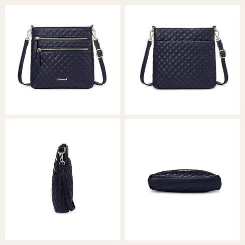 LOVEVOOK Crossbody Purses for Women, Multi Pocket Casual Crossbody Bag, Medium Shoulder Bag Vegan Leather Handbags in Saudi Arabia