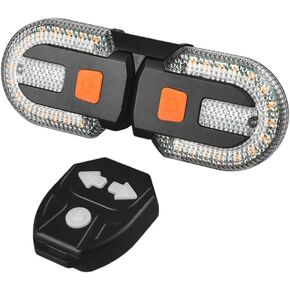 إشارات انعطاف دراجة SEEKING DEER، إشارات انعطاف الدراجة مرة أخرى مع جهاز تحكم عن بعد لاسلكي، ضوء دراجة خلفي LED قابل لإعادة الشحن، ضوء أمان للدراجة مقاوم للماء IPX44 ليلاً in Kuwait