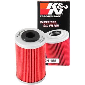 K&N Motorcycle Oil Filter: High Performance, Premium, Designed to be used with Synthetic or Conventional Oils: Fits Select KTM, Husqvarna Vehicles, KN-155