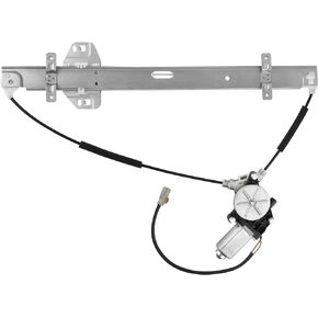 BOXI 741-011 Front Right Passenger Side Power Window Regulator with Motor Fit for Honda Odyssey 1999-2004 with 2-Pin Connector/OE# 72210-S0X-A04 72210S0XA04