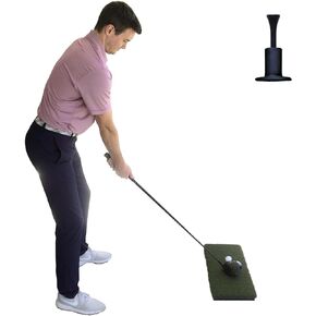 The Original Country Club Elite® by Real Feel Golf Mats® 10"X24" Hitting Strip | Heavy Duty Commercial Practice Mat | Accepts A Real Tee | Swing Down and Through | Indoor/Outdoor