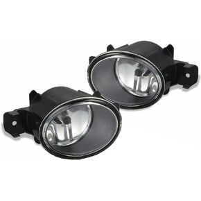labwork Replacement for Nissan Altima Maxima Sentra Infiniti Left + Right (Driving Side + passenger Side) DRL Lens Fog Light Daytime Running Light and Fog Light Assembly Two-piece Set