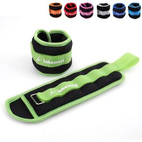 Ankle Weights, 0.5/1/1.5/2/3/4/5 LB 1 Pair Wrist Arm Leg Weights for Women Men Kids for Strength Training, Jogging, Gym Workout, Aerobics, Physical Therapy in Kuwait