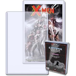 BCW Current Comic Book Top Loaders - 10 ct | Premium PVC Holders for Modern Comics | Crystal Clear Protection for Single Issues | Display, Store, Ship with Confidence | Comic Book Toploader Rigid