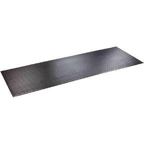 SuperMats High Density Commercial Grade Solid Equipment Mat 29GS Made in U.S.A. for Large Treadmills Ellipticals Rowers Water Rowing Machines Recumbent Bikes and Exercise Equipment (3-Feet x 8.5-Feet) (36" x 102") (91.4 cm x 259.1 cm),Black