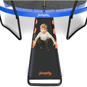 Trampoline Slide, Universal Trampoline Slide Ladder with Handles for Kids Climb Up & Slide Down