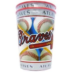 Plastic MLB Atlanta Braves Cup, 16-ounce, 2-Pack