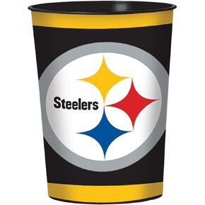 Amscan Pittsburgh Steelers Plastic Party Favor Cup - 16 oz. | Multi-color | 1 Pc.