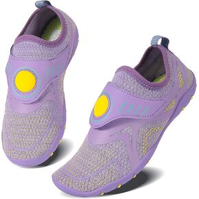 Caitin Boys Girls Water Shoes Quick Drying Aqua Beach Pool Swim Lightweight Athletic Sneakers for Little Big Kids