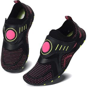 Caitin Boys Girls Water Shoes Quick Drying Aqua Beach Pool Swim Lightweight Athletic Sneakers for Little Big Kids