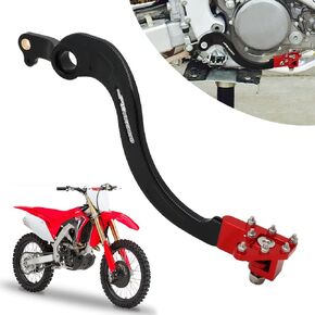 AnXin Motorcycle Rear Brake Pedal Foot Lever Folding Tip CNC for CRF110F 2013-2024 Red OEM 46500-KYK-305