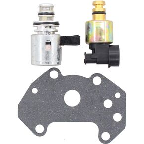 NewYall Set of 2 Auto Automatic Trans Transmission Pressure Governor Solenoid and Sensor with Gasket