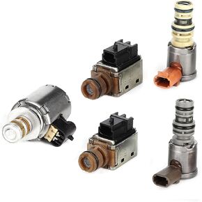 مجموعة الملف اللولبي Smission، الملف اللولبي 4L60E، طقم الملف اللولبي التحول 4L60E 5 قطع من مجموعة صمامات الملف اللولبي المعدنية الثقيلة والبلاستيكية مناسبة لمنتجات جنرال موتورز in Kuwait