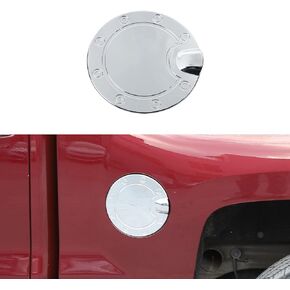 Jeliker for Silverado Gas Cap Door Black, Gas Tank Cover Trim for Chevrolet Chevy Silverado for GMC Sierra 2014-2018