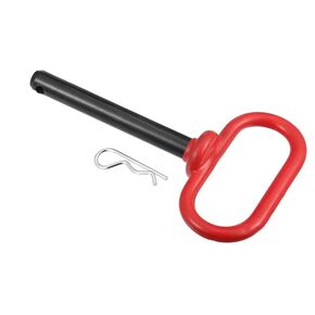 الأحمر والأسود جرار عقبة دبوس مقطورة عقبة PinHandle عقبة دبوس الملحقات مزرعة بدوره جزازة سحب قارب البضائع RV سيارة شاحنة دراجة ATV سحب عقبة مقاطع ودبابيس عقبة الملحقات (1/2 × 3-5/8) بوصة in Kuwait