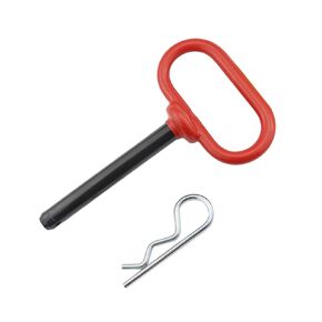 Trailer Tow Hitch Lock Pin and R-Clip, 3-5/8in x 1/2in – for Towing Cargo, Boat, RV, Car, Truck, Bike, ATV (1 Set)