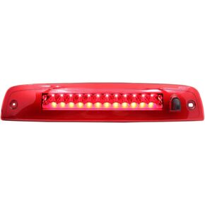 3rd Third Brake Light for 2003-2016 Ford Expedition Lincoln Navigator LED Bar Rear Lamp High Mount Stop light (Chrome Housing Smoke Lens)