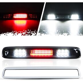 LED Third 3rd Brake Light for 1999-2007 Chevy Silverado/GMC Sierra 1500 2500 3500 HD Classic, Rear Cargo Lamp High Mount Stop light (Smoke Lens)