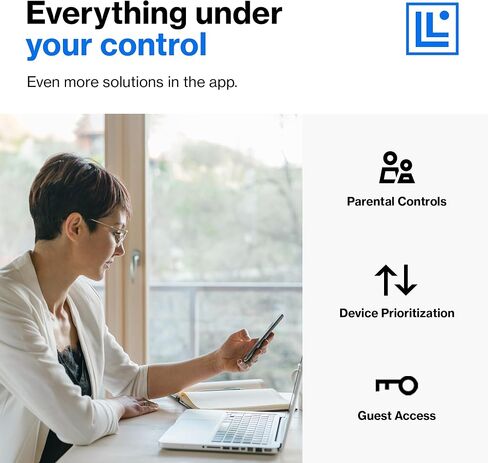 Linksys WiFi Mesh 6E Tri-Band Router | Fast and Reliable speeds | Connect 50+ Devices | Coverage of 2,500 Sq Ft | 2021 Release in Saudi Arabia