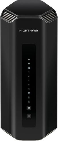 راوتر ألعاب NETGEAR Nighthawk ثلاثي الموجات WiFi 7 (RS700S) مع منفذ 10 جيجابايت - سرعة لاسلكية BE19000 (تصل إلى 19 جيجابت في الثانية) - تغطية تصل إلى 3500 قدم مربع، 200 جهاز - يشمل اشتراك Armor لمدة عام in Kuwait