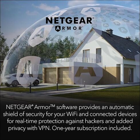 راوتر ألعاب NETGEAR Nighthawk ثلاثي الموجات WiFi 7 (RS700S) مع منفذ 10 جيجابايت - سرعة لاسلكية BE19000 (تصل إلى 19 جيجابت في الثانية) - تغطية تصل إلى 3500 قدم مربع، 200 جهاز - يشمل اشتراك Armor لمدة عام in Kuwait