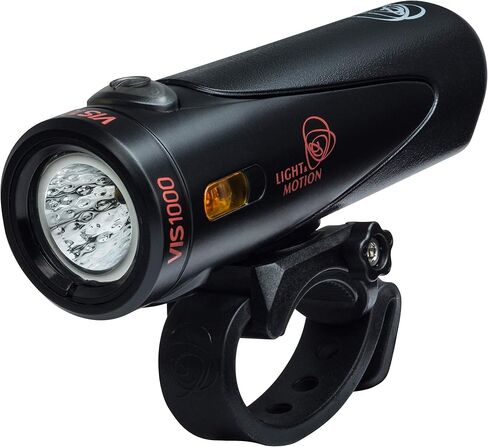 Light & Motion Vis 1000، قم بإضاءة الطريق أو الممر باستخدام 1000 لومن من الطاقة الخام، أو قم بالتبديل إلى وضع SafePulse لتحقيق أقصى قدر من الأمان أثناء النهار. موثوقية رائدة في الصناعة، سهولة التركيب، 4 أوضاع. in Kuwait