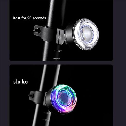 Smart Bike Tail Light for Night Ride, Safety Warning Waterproof and Durable, USB Rechargeable Night Riding 9 Light Modes,Brake Sensing Bicycle Rear Light are Suitable for All Kinds of Roads. in Saudi Arabia