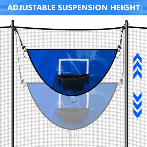 حلقة كرة السلة الترامبولين من Gpaentsn، لعبة كرة السلة الترامبولين لمرفق كرة السلة الترامبولين مع 3 كرات سلة صغيرة in Kuwait