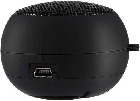 مكبر صوت صغير، مكبر صوت محمول قابل للسحب، مضخم صوت ببطارية 180 مللي أمبير في الساعة وقابلة لإعادة الشحن عبر USB، وقت استعداد طويل، مكبر صوت صغير مع مقبس 3.5 ملم في الأسفل للهواتف الذكية والكمبيوتر in Kuwait