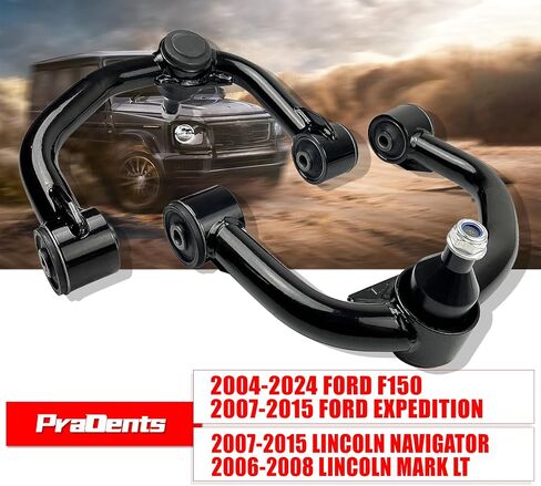 Front Upper Control Arms for 2004-2023 Nissan Titan, 2-4" Lift Suspension Tubular Control Arms for 2005-2019 Nissan Armada 2 pcs in Saudi Arabia