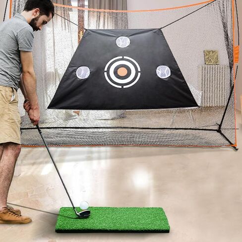 Small Golf Mat Portable Golf Hitting Mat with Rubber tee for Garage Concrete Backyard Golf Simulator Indoor Outdoor in Kuwait