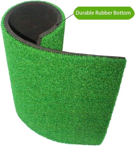 حصيرة الجولف الشراعية| العشب الاصطناعي، بساط ضرب الجولف ذو القاعدة الرغوية| سجادة جولف للتمارين الخارجية والداخلية مع تي شيرت مطاطي لممارسة التأرجح والتقطيع in Kuwait