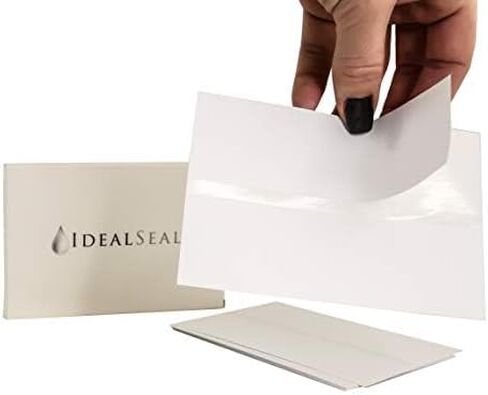 IDEALSEAL Bright White Box of 300 Double Postage Meter Tapes 5 1/4 x 3 1/2 Compatible Replacement for PB 612-0, 612-7, 612-9 & 620-9 Postage Meter Tape 05204 Two Labels Per Sheet. in Saudi Arabia