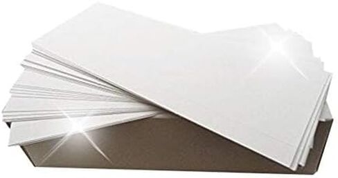 ملصقات عداد البريد المتوافقة مع IDEALSEAL مقاس 6-1/2 بوصة × 2.375 بوصة بديلة لأشرطة عداد البريد لـ Postalia Plabel-s. ملصق واحد لكل شريط، 250 ملصق/bx in Kuwait