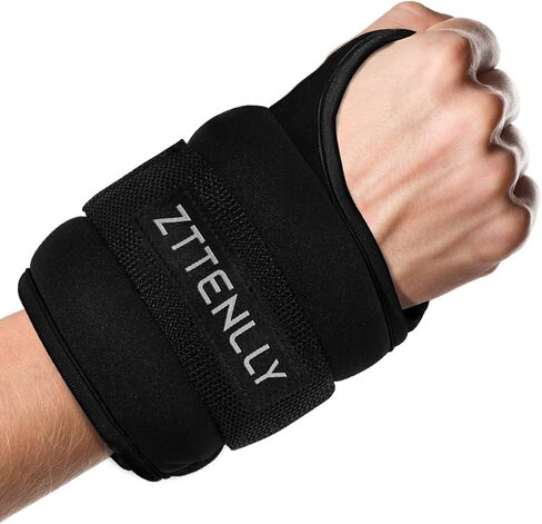 Wrist Weights Sets of 2 - Adjustable Size - 1lbs*2/2lbs*2/3lbs*2 Thumb Loops Lock Arm Hand Weights Sets for Women & Men - Suitable for Walking, Physical Therapy, Running, Yoga, and Aerobics in Kuwait