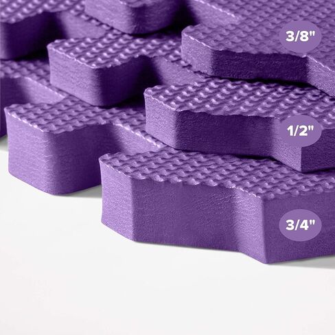 نبيع سجادات بسمك 1/2 بوصة، بلاط أرضيات من إسفنج EVA متعدد الأغراض، سجادة أرضية متشابكة لصالة الألعاب الرياضية الداخلية والاستخدام المنزلي in Kuwait