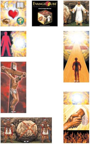 EvangeCube - 4 Pack of The Gospel Sharing Evangelism Cube - Official in Saudi Arabia