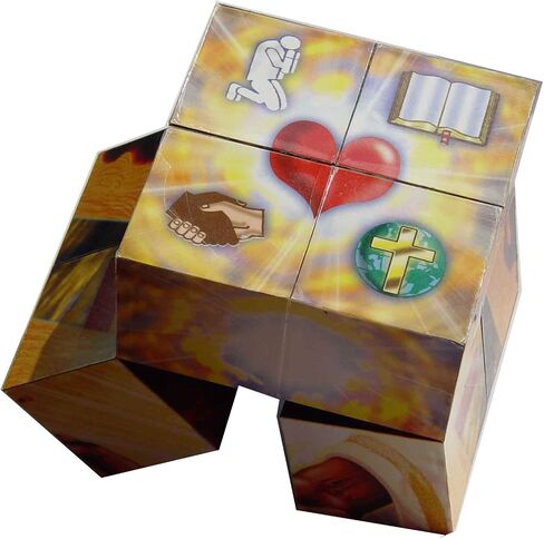 EvangeCube - 4 Pack of The Gospel Sharing Evangelism Cube - Official in Saudi Arabia