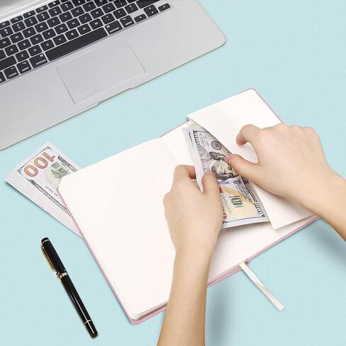 Check Register, Account Ledger Transaction Register Log Book for for Personal Checkbook Small Business, Track Payments, Deposits, Debit Card, A5 PU Hardcover with Calendars in Kuwait