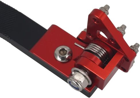 JFG RACING Motorcycle Rear Brake Pedal Foot Lever Folding Tip CNC for CRF230F 2003-2017 2019 CRF150F 2003-2017 Hawk 250 Red in Saudi Arabia