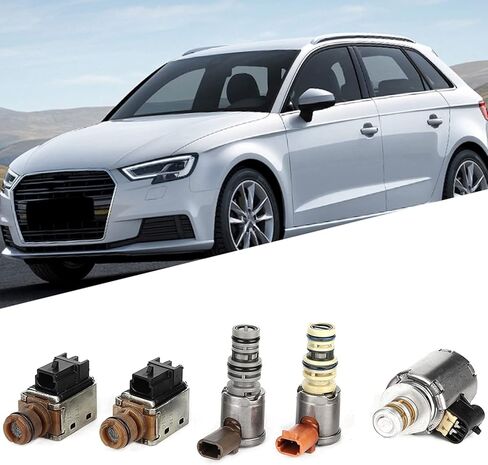 مجموعة الملف اللولبي Smission، الملف اللولبي 4L60E، طقم الملف اللولبي التحول 4L60E 5 قطع من مجموعة صمامات الملف اللولبي المعدنية الثقيلة والبلاستيكية مناسبة لمنتجات جنرال موتورز in Kuwait