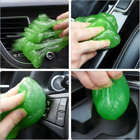 جل تنظيف السيارة من أوسيلي، معجون تفصيل تلقائي لإزالة الغبار، منظف الشقوق العالمي، طين الوحل للتنظيف الداخلي للسيارات، ملحقات السيارة لفتحات الهواء، لوحة المفاتيح، الكمبيوتر الشخصي، أجهزة الكمبيوتر المحمولة (وردي) in Kuwait