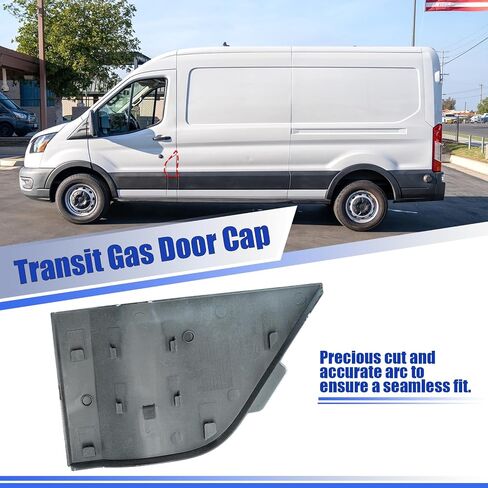 Jaronx Compatible with Ford Transit Fuel Door Assembly 2015-2023, Fuel Filler Door Kit with Gas Cap Cover for Transit-150/Transit-250/Transit-350/Transit-350HD, Fuel Door Housing Hinge CK4Z-5427936-A in Saudi Arabia