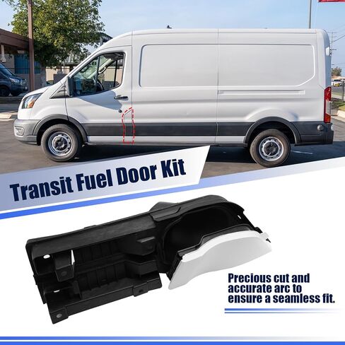 Jaronx Compatible with Ford Transit Fuel Door Assembly 2015-2023, Fuel Filler Door Kit with Gas Cap Cover for Transit-150/Transit-250/Transit-350/Transit-350HD, Fuel Door Housing Hinge CK4Z-5427936-A in Saudi Arabia